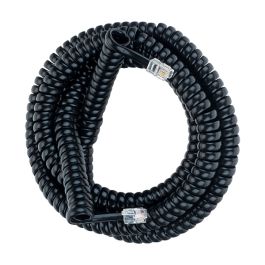 RCA RCATP282BLRV 25FT PHN COIL CORD TP BK
